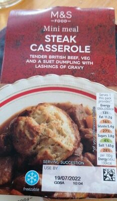 Steak casserole