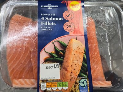 Salmon Fillets Cooked