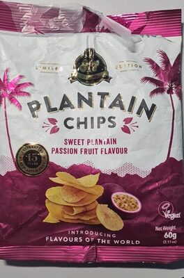 Plantain chips sweet Plantain passion fruit flavour