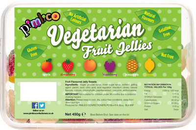 Vegetarian Fruit Jellies