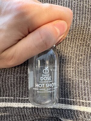 Cold pressed juice hot shot