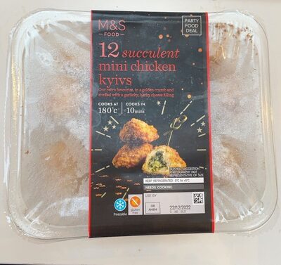 M&S FOOD 12 2 PARTY FOOD DEAL IDEAL FOR AIR FRYING